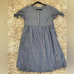 Dress. Medium. Blue Chambray